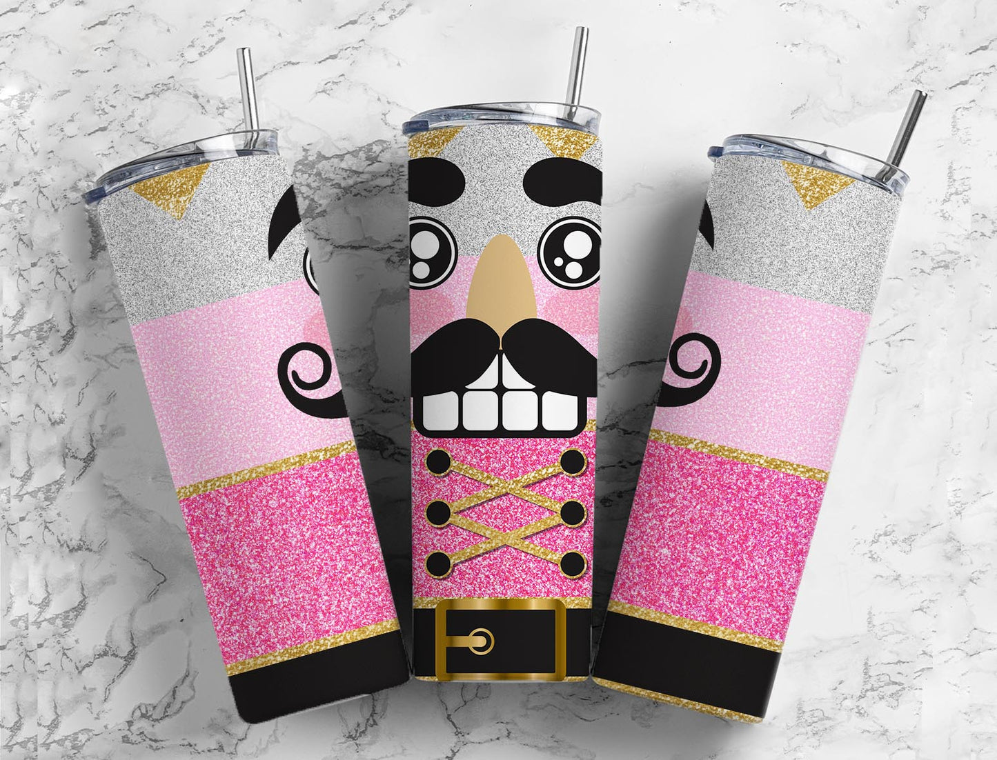 Toy Soldier 20oz Sublimation Tumbler Designs, Holiday Winter  9.2 x 8.3” Straight Skinny Tumbler, Tumbler Wrap PNG