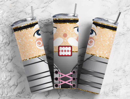 Toy Soldier Cinnamon 20oz Sublimation Tumbler Designs, Latte 9.2 x 8.3” Straight Skinny Tumbler, Tumbler Wrap PNG