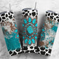 Cow Print Rancher 20oz Sublimation Tumbler Designs, Country 9.2 x 8.3” Straight Skinny Tumbler, Tumbler Wrap PNG