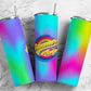 Rainbow Summer 20oz Sublimation Tumbler Designs, Summer Vibes 9.2 x 8.3”  Tumbler Png, Digital Download