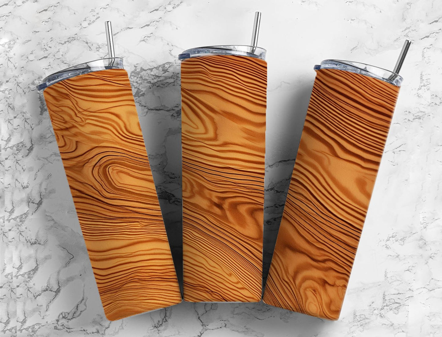 Wooden grain 20oz Sublimation Tumbler Designs, timber 9.2 x 8.3” Straight Skinny Tumbler Wrap PNG