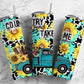 Country Road 20oz Sublimation Tumbler Designs, Sunflower Leopard 9.2 x 8.3”  Tumbler Png, Digital Download