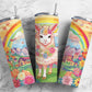 Pinky Llama 20oz Sublimation Tumbler Designs, Llama City 9.2 x 8.3”  Tumbler Png, Digital Download