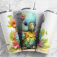 Colorful Parrot 20oz Sublimation Tumbler Designs, Cute Baby Parrot 9.2 x 8.3”  Tumbler Png, Digital Download