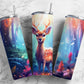 Colorful Forest Deer 20oz Sublimation Tumbler Designs, Colorful Deer 9.2 x 8.3”  Tumbler Png, Digital Download