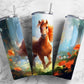 Running Horse 20oz Sublimation Tumbler Designs, Watercolor Paint 9.2 x 8.3”  Tumbler Png, Digital Download