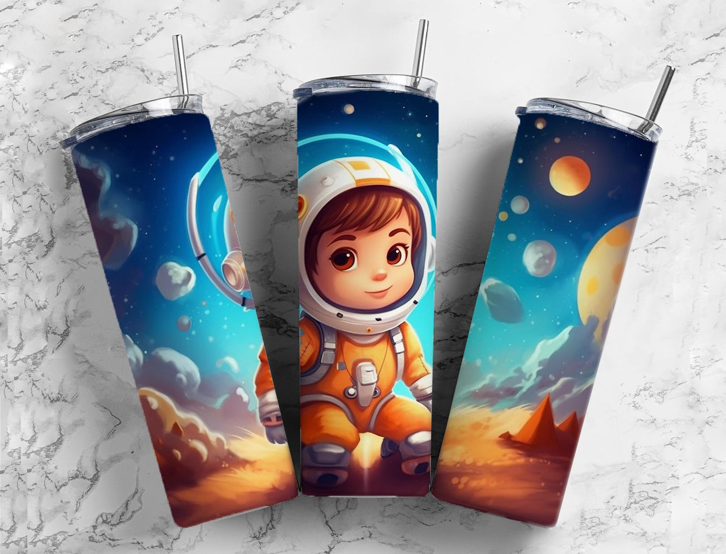 Astronaut Baby 20oz Sublimation Tumbler Designs, Universe 9.2 x 8.3”  Tumbler Png, Digital Download