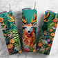 Raindeer Flower 20oz Sublimation Tumbler Designs, Flower Animals Arts 9.2 x 8.3”  Tumbler Png, Digital Download