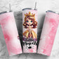 Cute Little Princess 20oz Sublimation Tumbler Designs, Royal Crown Princess 9.2 x 8.3”  Tumbler Png, Digital Download