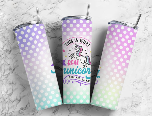 Real Unicorn 20oz Sublimation Tumbler Designs, Rainbow Dots 9.2 x 8.3”  Tumbler Png, Digital Download