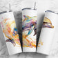 Dolphin Splash 20oz Sublimation Tumbler Designs, Dolphin 9.2 x 8.3”  Tumbler Png, Digital Download