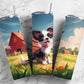 Cute Puppy 20oz Sublimation Tumbler Designs, 3D Puppy 9.2 x 8.3”  Tumbler Png, Digital Download