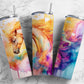 Rainbow Horse Splash 20oz Sublimation Tumbler Designs, Colorful Horse 9.2 x 8.3”  Tumbler Png, Digital Download