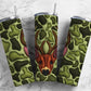 Deer Hunting Camo 20oz Sublimation Tumbler Designs, 3D Inflated puff 9.2 x 8.3 Tumbler Png, Digital Download