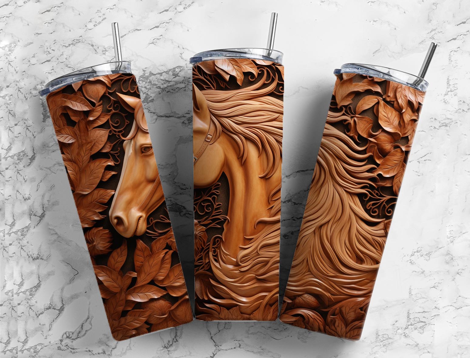 Sublimation PNG Sublimation PNG - 40 Tooled Leather PNG Bundle , Straight Tumbler, Design Bundle, Rustic West 20oz Straight Tumbler, Sunflower Tumbler Wrap, Digital Download-Tumblerwrapdesigns