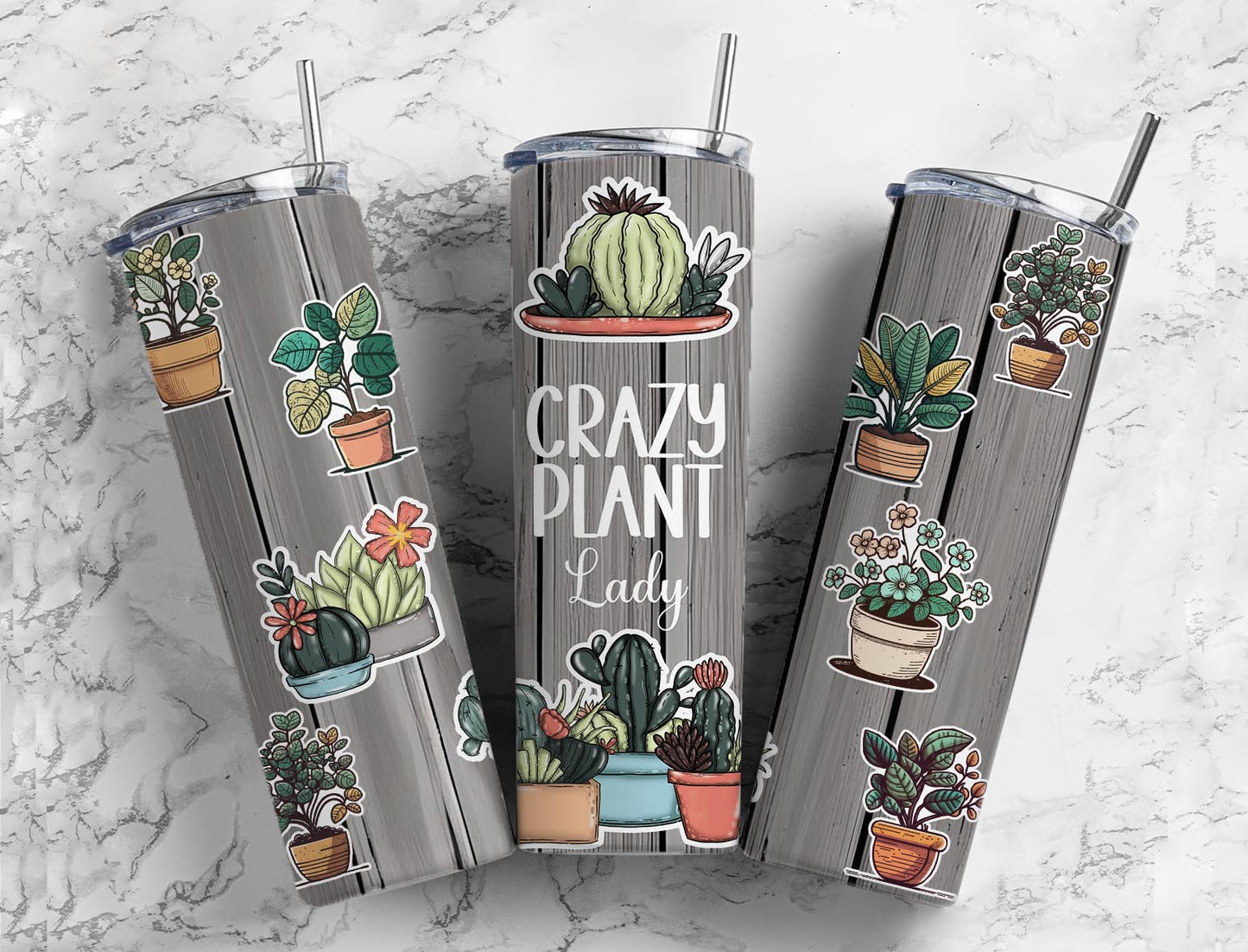 Crazy Plant 20oz Sublimation Tumbler Designs, Plant Woods 9.2 x 8.3”  Tumbler Png, Digital Download