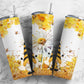 Daisy Gnomes 20oz Sublimation Tumbler Designs, Honey Bee 9.2 x 8.3”  Tumbler Png, Digital Download