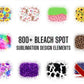 Sublimation PNG Sublimation PNG - 700+ Bleach Spot Rectangle Design Elements, Commercial Use, Sublimation Design Bundle, Add your own Photo Sublimation PNG,-Tumblerwrapdesigns