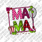 Tennis ball Sublimation PNG Design, Pink leopard print mama Digital Download PNG File, Commercial Use