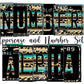 Serape Leopard Print Number Plate Alphabet Uppercase Numbers PNG, Teal and Tan Alphabet PNG Digital Download