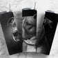 Charcoal Painting Dog 20oz Sublimation Tumbler Designs, 9.2 x 8.3” Straight Skinny Tumbler, Tumbler Wrap PNG