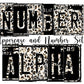 Leopard Print Number Plate Alphabet Uppercase Numbers PNG, Water color Alphabet PNG Digital Download