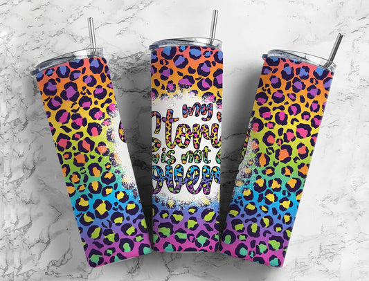 Rainbow Leopard Print 20oz Sublimation Tumbler Designs, My Story Is Not Over 9.2 x 8.3” Straight Skinny Tumbler PNG (2023-04-18 21.11.37)