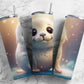 Cartoon seal 20oz Sublimation Tumbler Designs, Baby seal 9.2 x 8.3” Straight Skinny Tumbler Wrap PNG