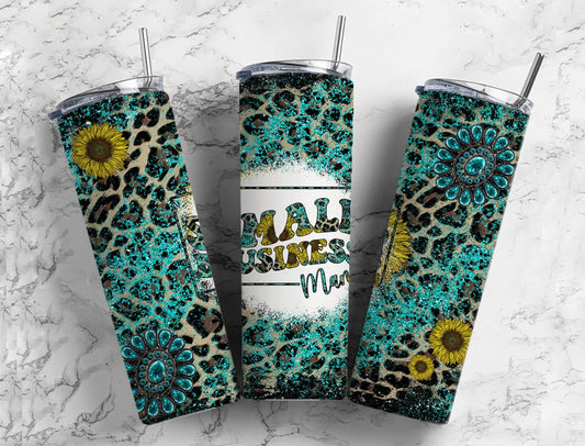 Cheetah sunflower 20oz Sublimation Tumbler Designs, Small business 9.2 x 8.3” Straight Skinny Tumbler Wrap PNG