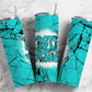 Prove them wrong 20oz Sublimation Tumbler Designs, Turquoise gemstone 9.2 x 8.3” Straight Skinny Tumbler Wrap PNG