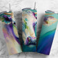 Cow 20oz Sublimation Tumbler Designs, Alcohol Ink Watercolor 9.2 x 8.3” Straight Skinny Tumbler, Tumbler Wrap PNG