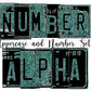 Tooled Leather Number Plate Alphabet Uppercase Numbers PNG, Teal Country Alphabet PNG Digital Download