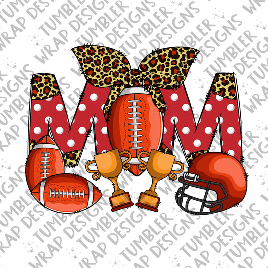 Football Sublimation PNG Design, sports mom Digital Download PNG File, Commercial Use