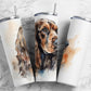 Cocker spaniel 20oz Sublimation Tumbler Designs, Dog 9.2 x 8.3” Straight Skinny Tumbler Wrap PNG