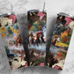 Lightning Bolt Horse 20oz Sublimation Tumbler Designs, Country Western 9.2 x 8.3” Straight Skinny Tumbler Wrap