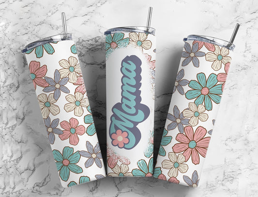 Retro Mama 20oz Sublimation Tumbler Designs, Mom Aesthetic Floral 9.2 x 8.3” Straight Skinny Tumbler Wrap PNG 36 (2023-04-18 12.26.19)