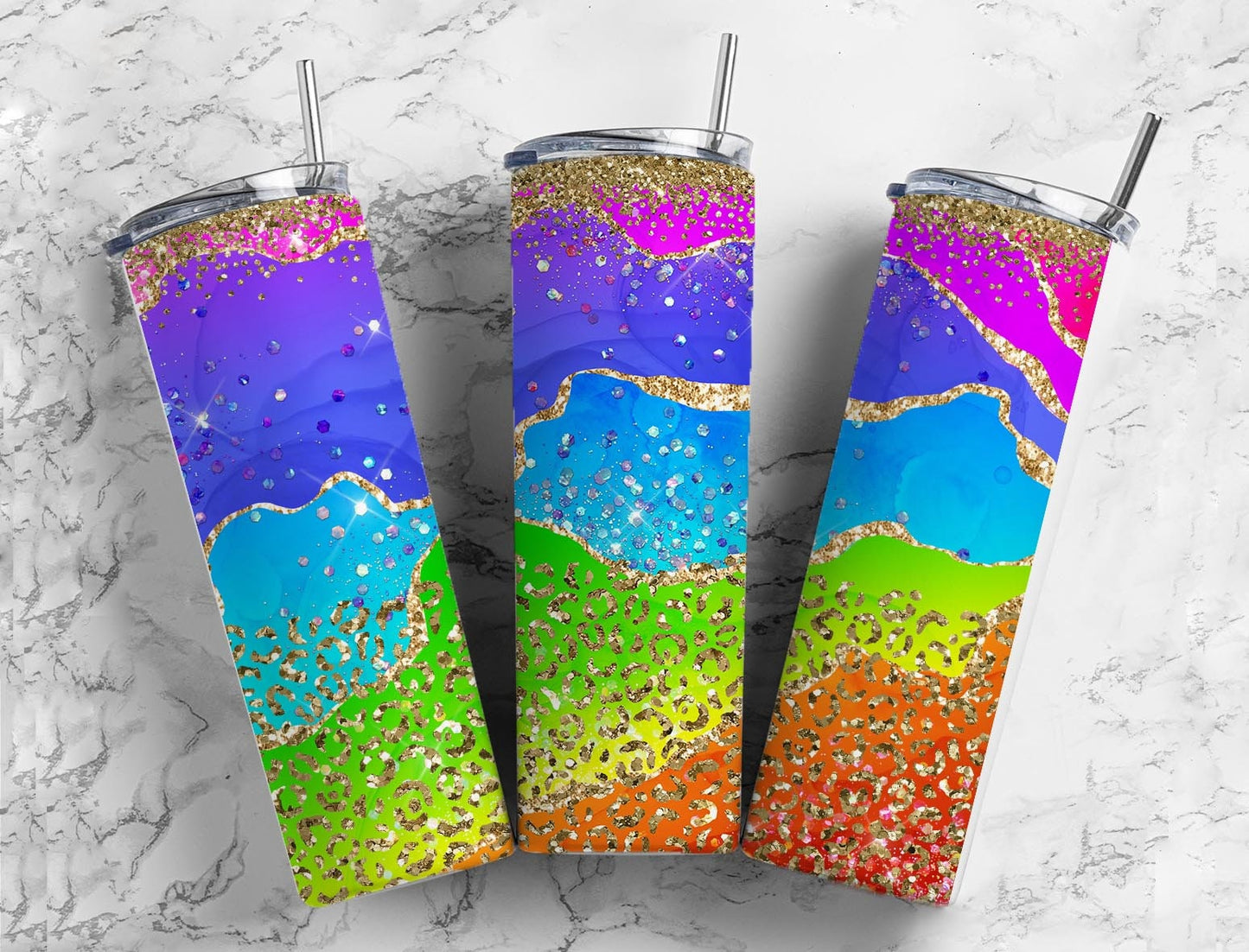 Rainbow Agate 20oz Sublimation Tumbler Designs, Gold Leopard Fluro 9.2 x 8.3” Straight Skinny Tumbler Wrap PNG (2023-04-19 01.49.40)