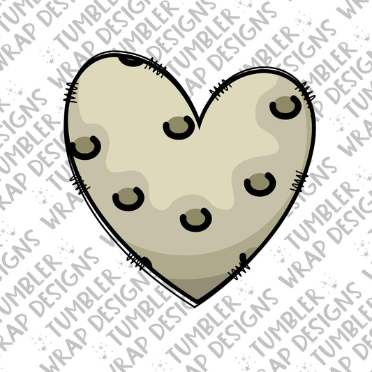 Love heart Sublimation PNG Design, Golf ball Digital Download PNG File, Commercial Use