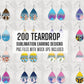 Sublimation PNG Sublimation PNG - 200 Glitter Teardrop Earrings Sublimation Design, Earring Designs, Teardrop Sublimation Design, Instant Download, Commercial Use Png-Tumblerwrapdesigns