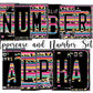 Leopard Serape Number Plate Alphabet Uppercase Numbers PNG, Pink Orange Alphabet PNG Digital Download