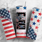 USA America Mama 20oz Sublimation Tumbler Designs, Number Plate 9.2 x 8.3” Straight Skinny Tumbler, Tumbler Wrap PNG