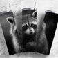 Racoon Charcoal 20oz Sublimation Tumbler Designs, Sketch Rubber 9.2 x 8.3” Straight Skinny Tumbler, Tumbler Wrap PNG