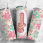 Retro Mama 20oz Sublimation Tumbler Designs, Mom Aesthetic Floral 9.2 x 8.3” Straight Skinny Tumbler Wrap PNG 43