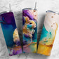 Rabbit Bunny Keyword Keyword 20oz Sublimation Tumbler Designs, Keyword Keyword 9.2 x 8.3” Straight Skinny Tumbler, Tumbler Wrap PNG