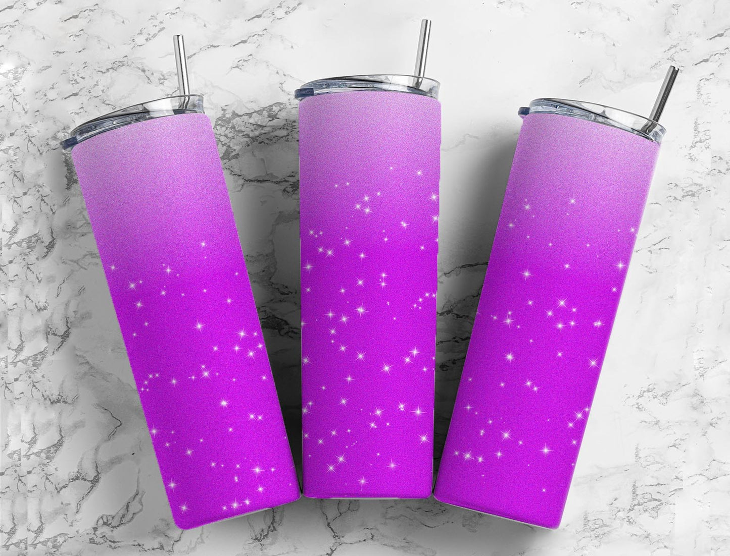 pink glitter ombre sparkle 20oz Sublimation Tumbler Designs, Minimalist Gradient 9.2 x 8.3” Straight Skinny Tumbler Wrap PNG