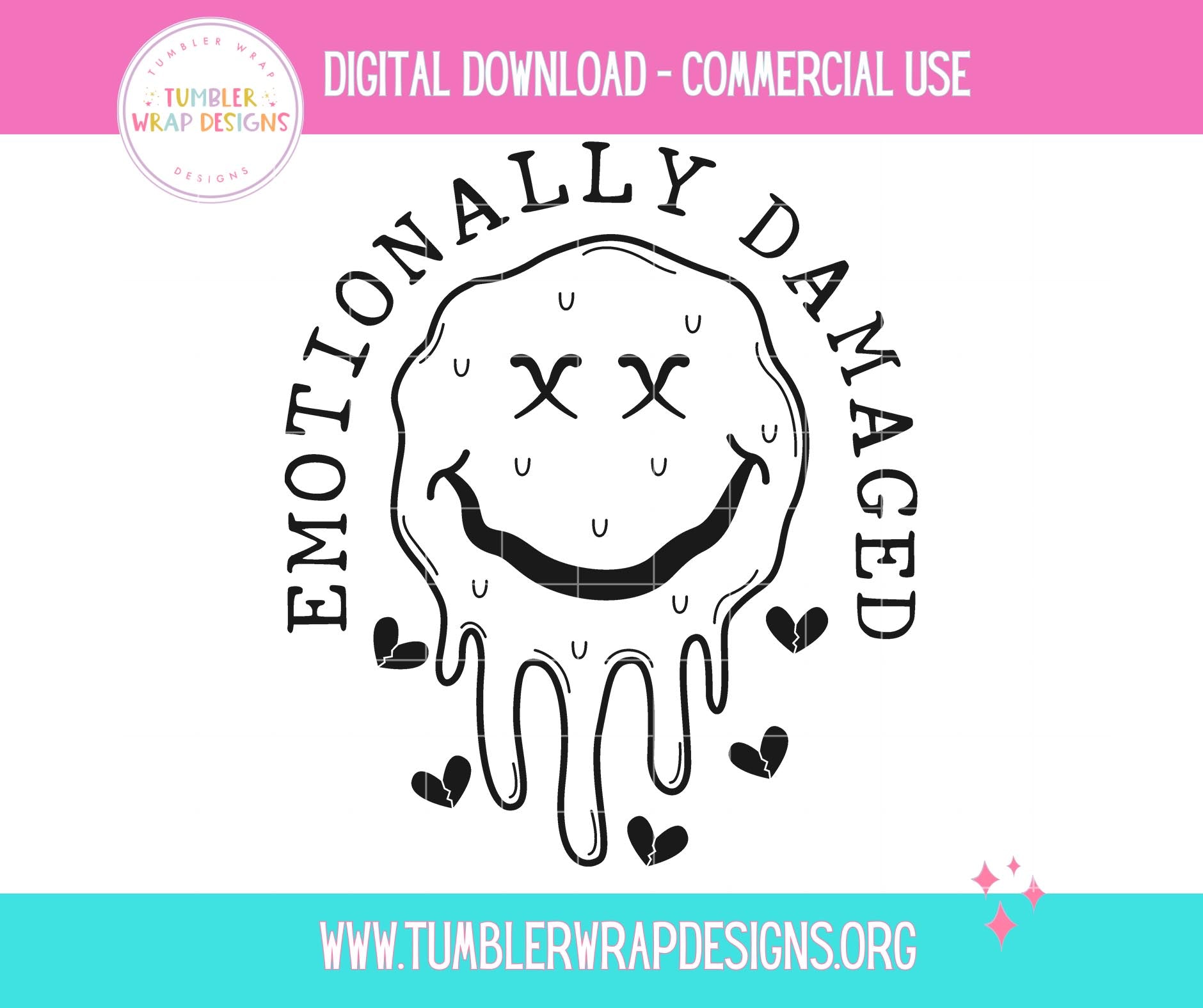 Sublimation PNG Sublimation PNG - Emotionally Damaged Dead Face Emoji T-shirt PNG Design, Sublimation Tee Motivational Digital Download PNG File, Commercial Use (1)-Tumblerwrapdesigns