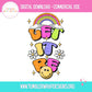 Sublimation PNG Sublimation PNG - Let It Be Rainbow Emoji T-shirt PNG Design, Sublimation Tee Motivational Digital Download PNG File, Commercial Use-Tumblerwrapdesigns