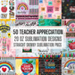 50 Teacher Apprecition Tumbler Bundle