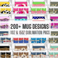 Sublimation PNG Sublimation PNG - 200+ Mug Png Designs, 11oz and 15oz Sublimation Template, Mug sublimation png, Coffee mug designs, coffee mug png, Agate Gold Mug-Tumblerwrapdesigns