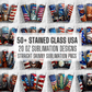 Sublimation PNG Sublimation PNG - 40 Stained Glass USA FLAG PNG Bundle ,Straight Tumbler, Design Bundle, Patriotic 20oz Straight Tumbler, Tumbler Wrap, Digital Download-Tumblerwrapdesigns